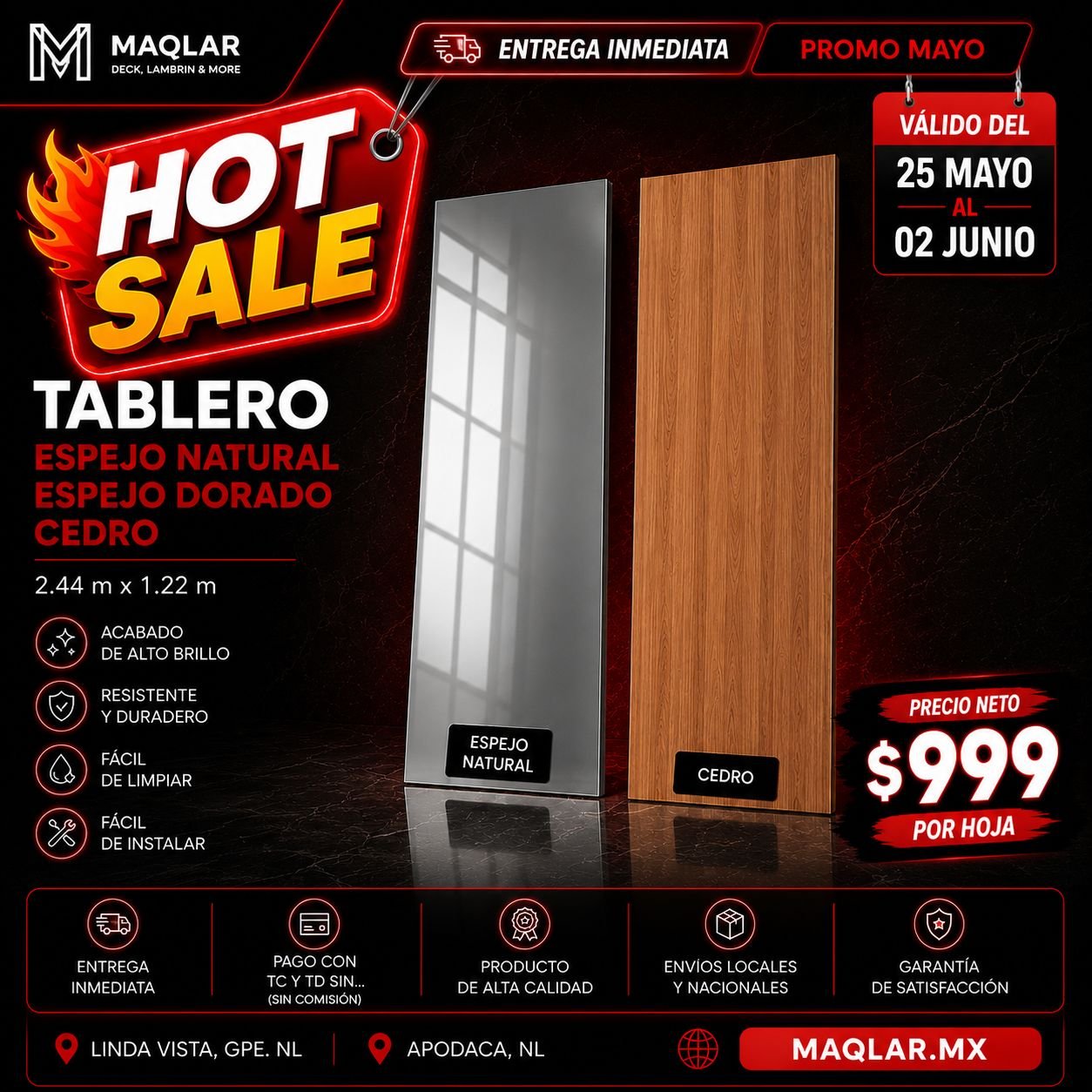 Tablero Espejo